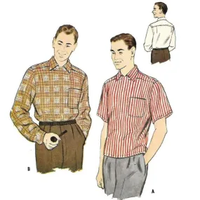 1950s Pattern, Men's Sports Shirt - Multi-sizes