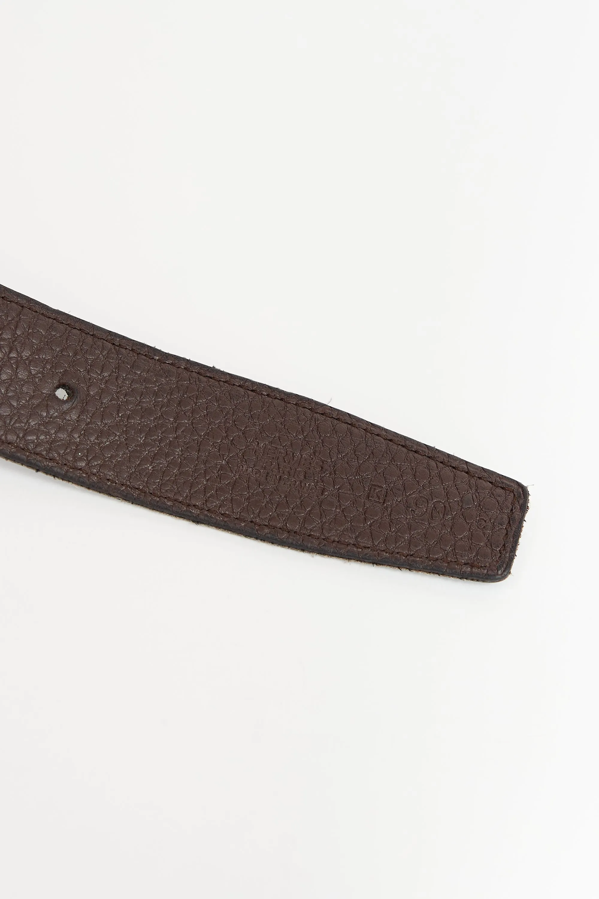 2007 Togo Leather Reversible Belt Strap