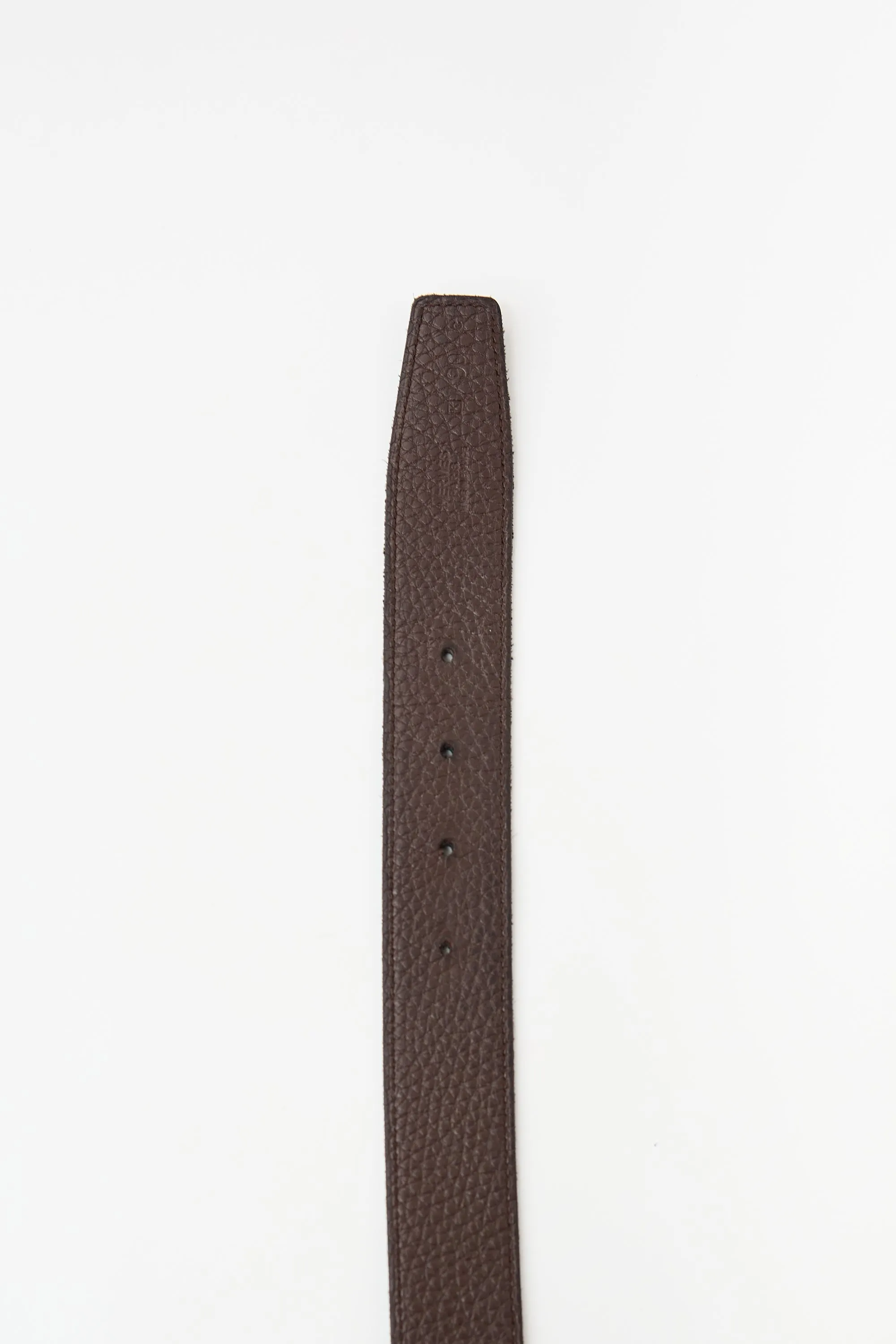 2007 Togo Leather Reversible Belt Strap