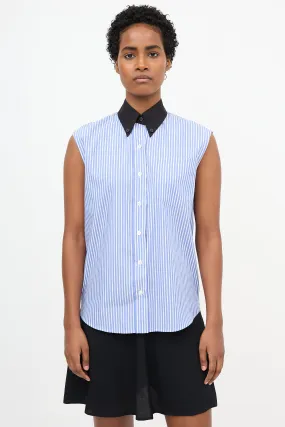 2017 Stripe Sleeveless Shirt