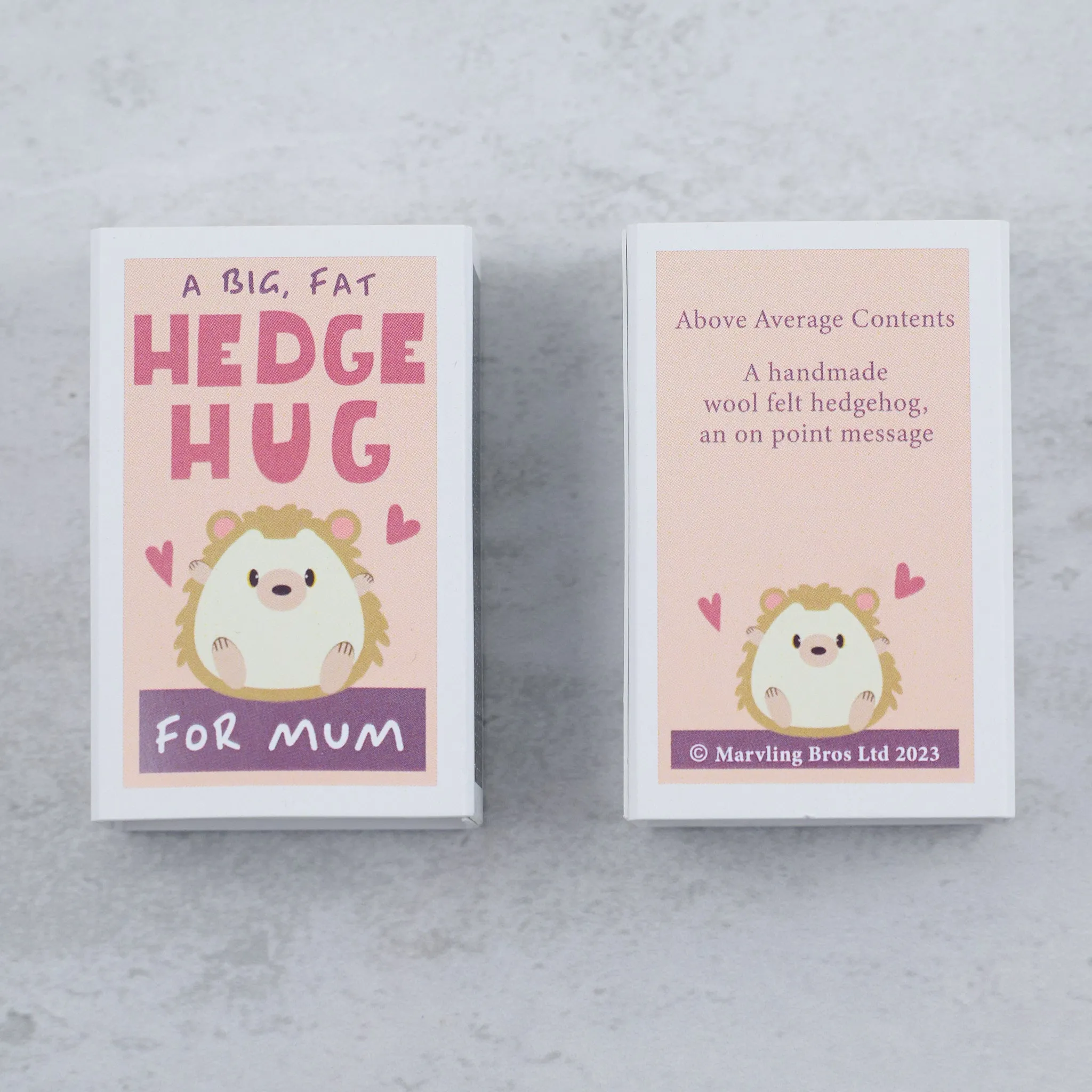 A Big Fat Hedgehug For Mum In A Matchbox