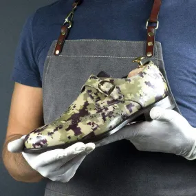 Ambush Camo Patina Single Monk Goodyear Welt Shoes Limited Edition-Wholesale