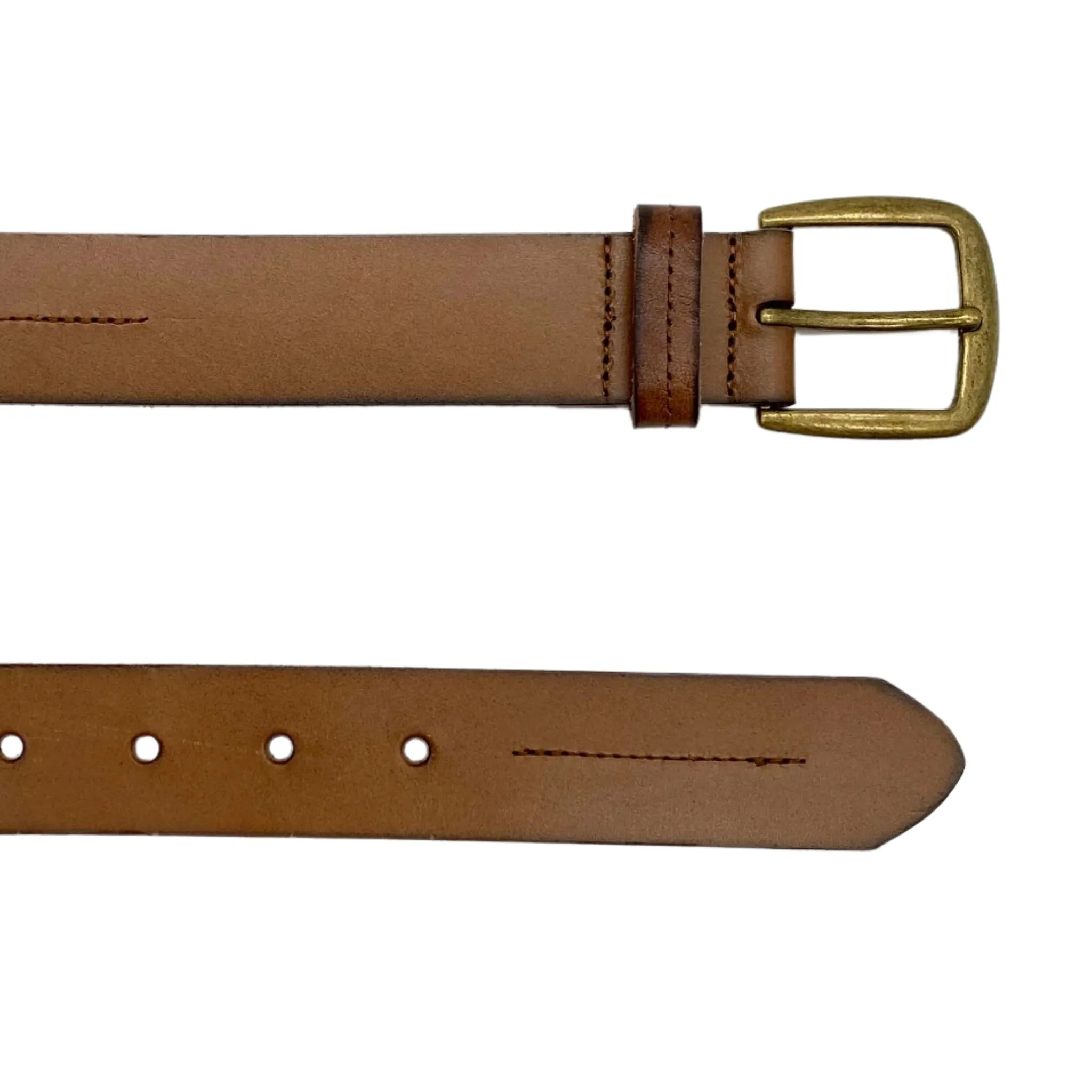 ANDREW - Mens Tan Genuine Leather Belt