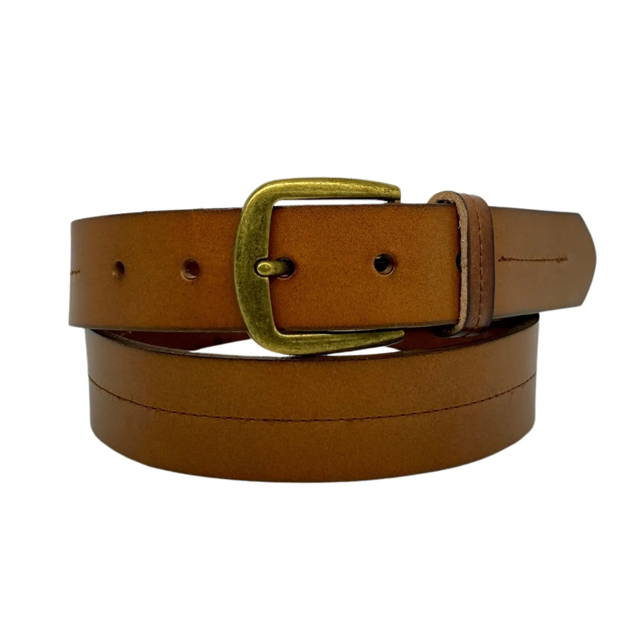 ANDREW - Mens Tan Genuine Leather Belt