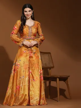 Beautiful Designer Readymade Crop Top Dress