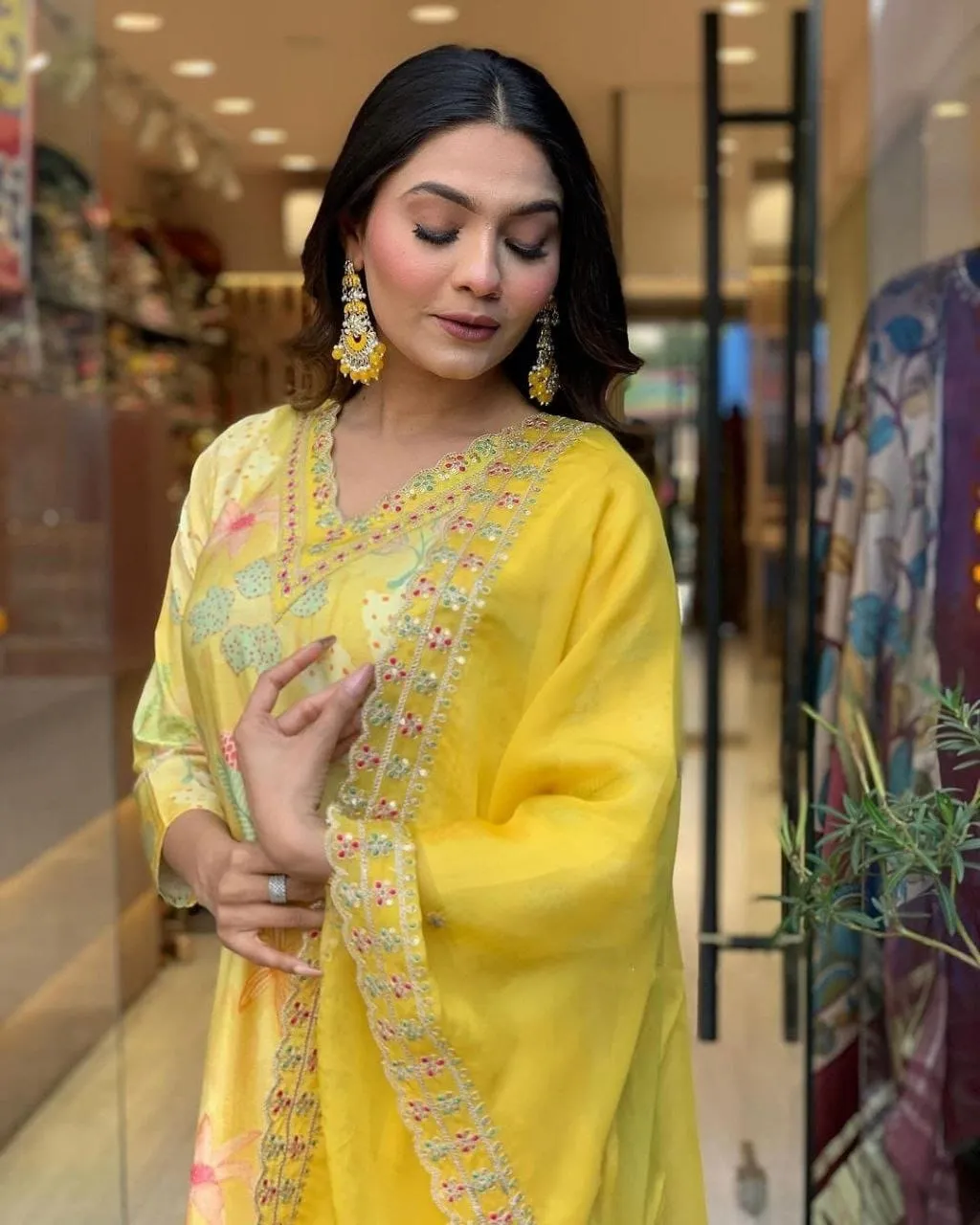 Beautiful Designer Summer Special Pure Viscose Rayon Cotton Salwar Suit