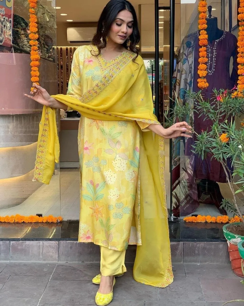 Beautiful Designer Summer Special Pure Viscose Rayon Cotton Salwar Suit