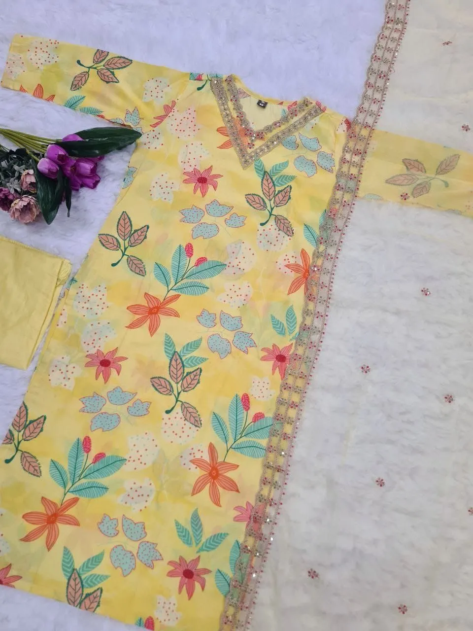 Beautiful Designer Summer Special Pure Viscose Rayon Cotton Salwar Suit