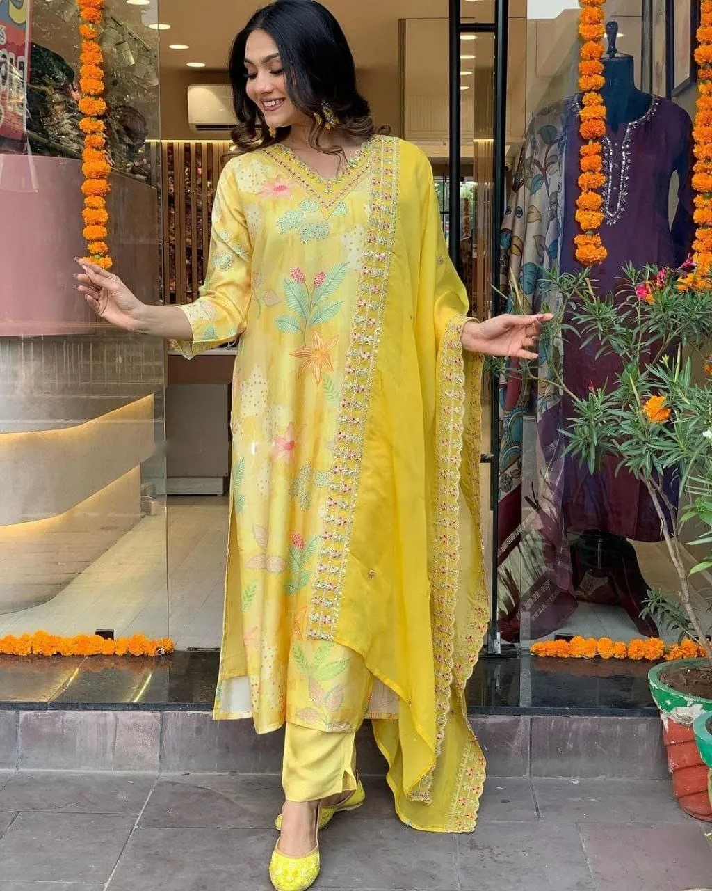 Beautiful Designer Summer Special Pure Viscose Rayon Cotton Salwar Suit