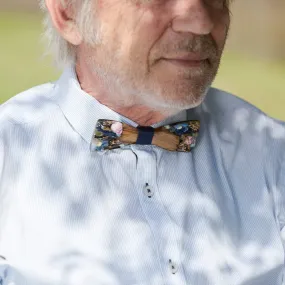 Bow tie lavender bow tie Men's accessories Neckties Wedding accessories Floral bow tie Wooden bow tie Magaela accessories Resin