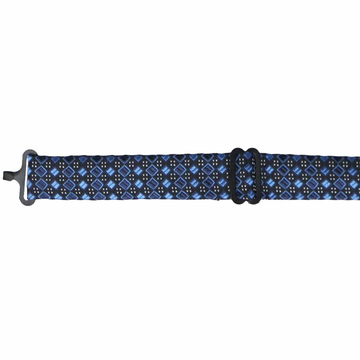 Boys' Brilliant Blue Marie Square Pattern Bow Tie