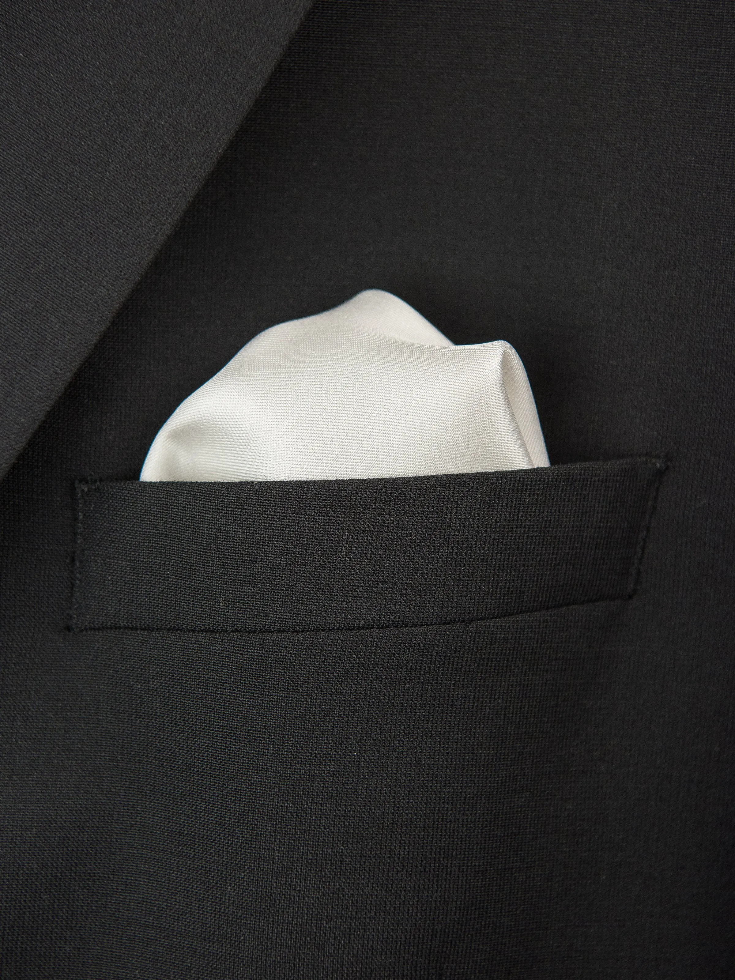 Boy's Pocket Square 27708 White