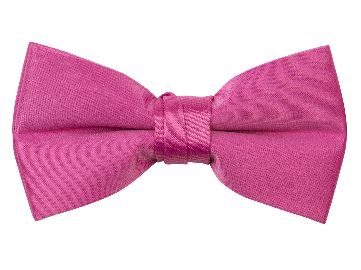 Boys' Solid Color Pre-Tied Satin Bow Tie