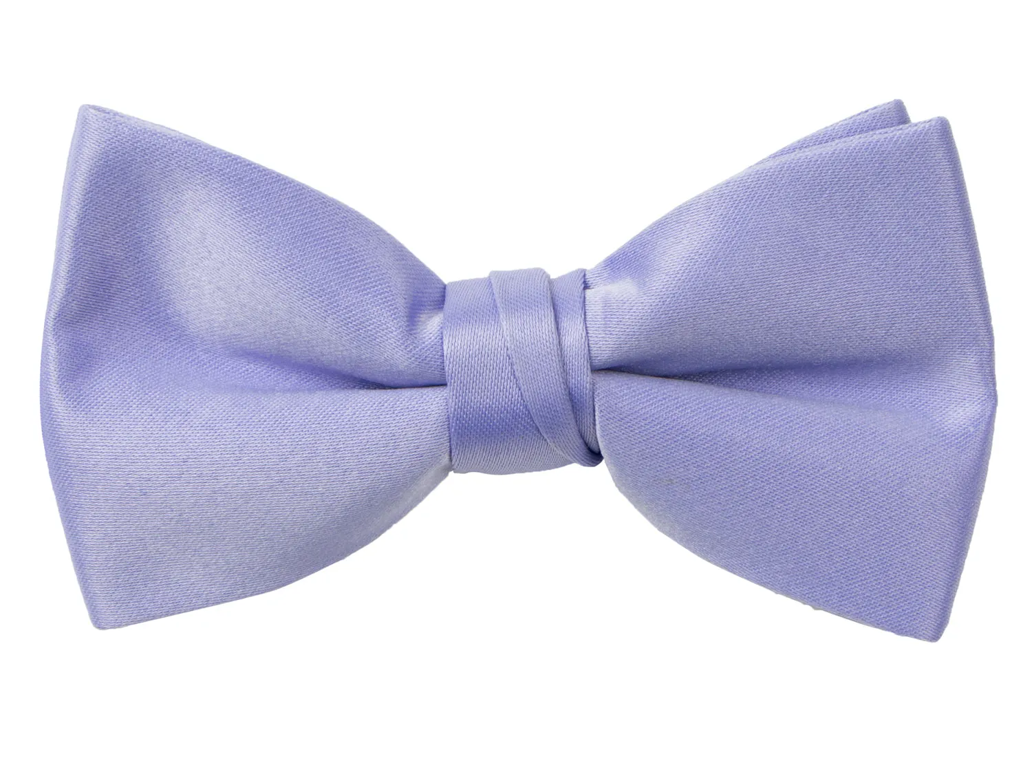 Boys' Solid Color Pre-Tied Satin Bow Tie