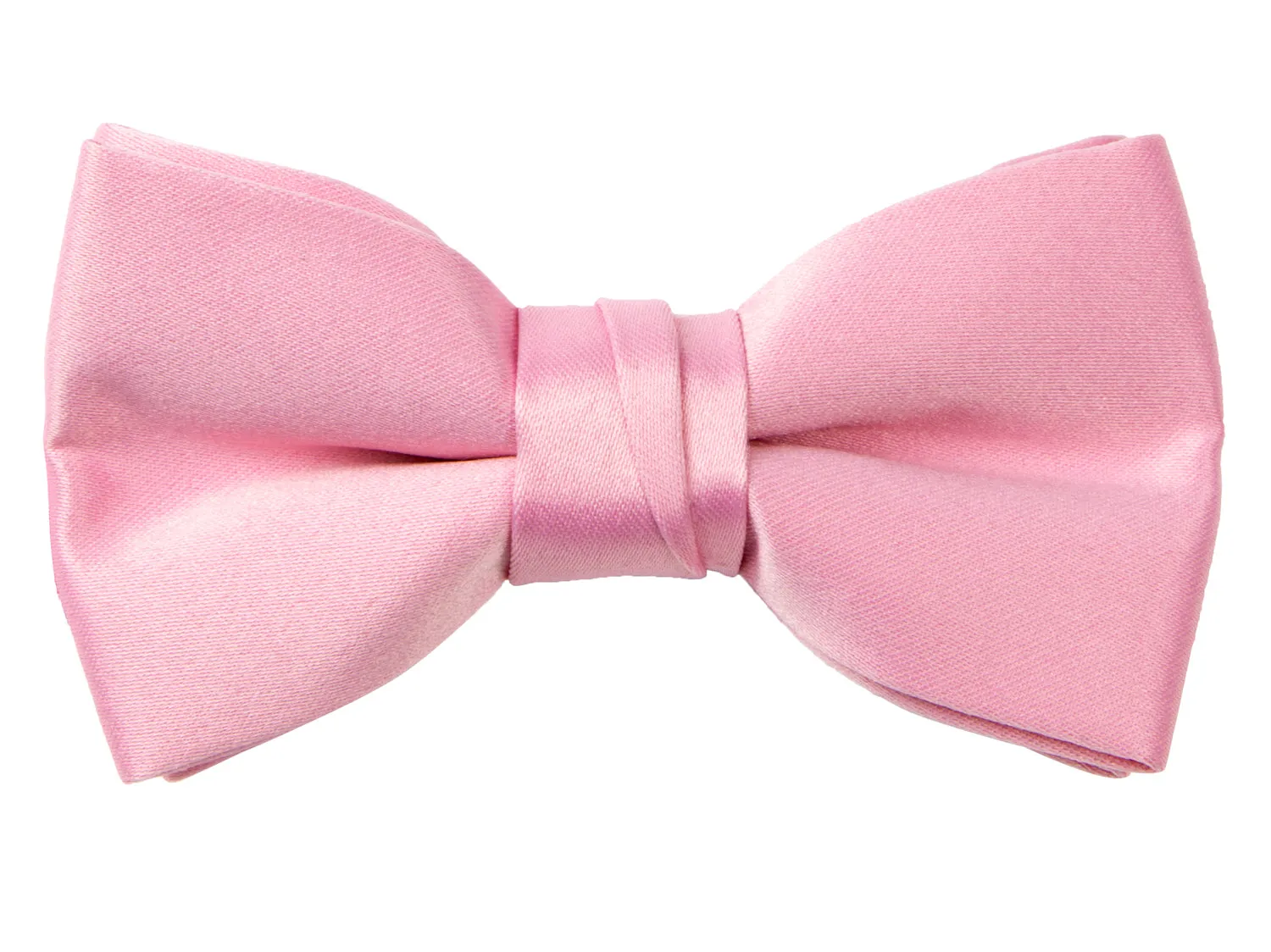 Boys' Solid Color Pre-Tied Satin Bow Tie