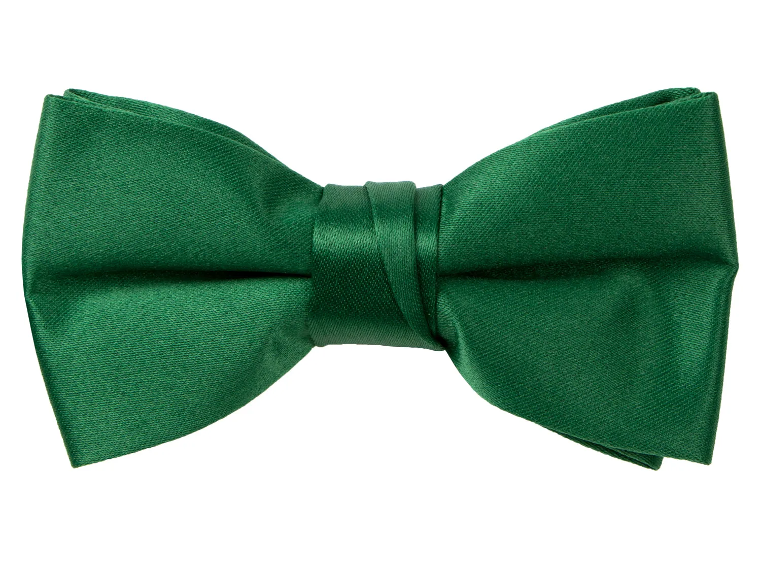 Boys' Solid Color Pre-Tied Satin Bow Tie