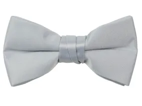 Boys' Solid Color Pre-Tied Satin Bow Tie