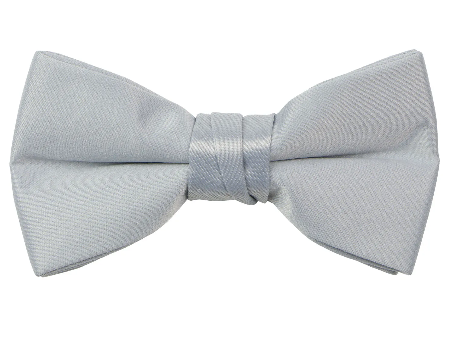 Boys' Solid Color Pre-Tied Satin Bow Tie