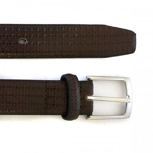 BRECON - Mens Brown Genuine Leather Belt