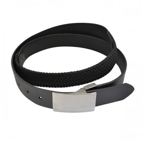 BRIXTON - Mens Black Genuine Leather Flexi-Belt