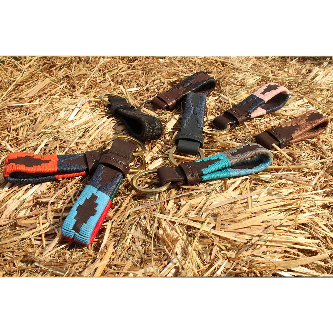 Charro Loop Keyring - Brown/Multi by Pampeano