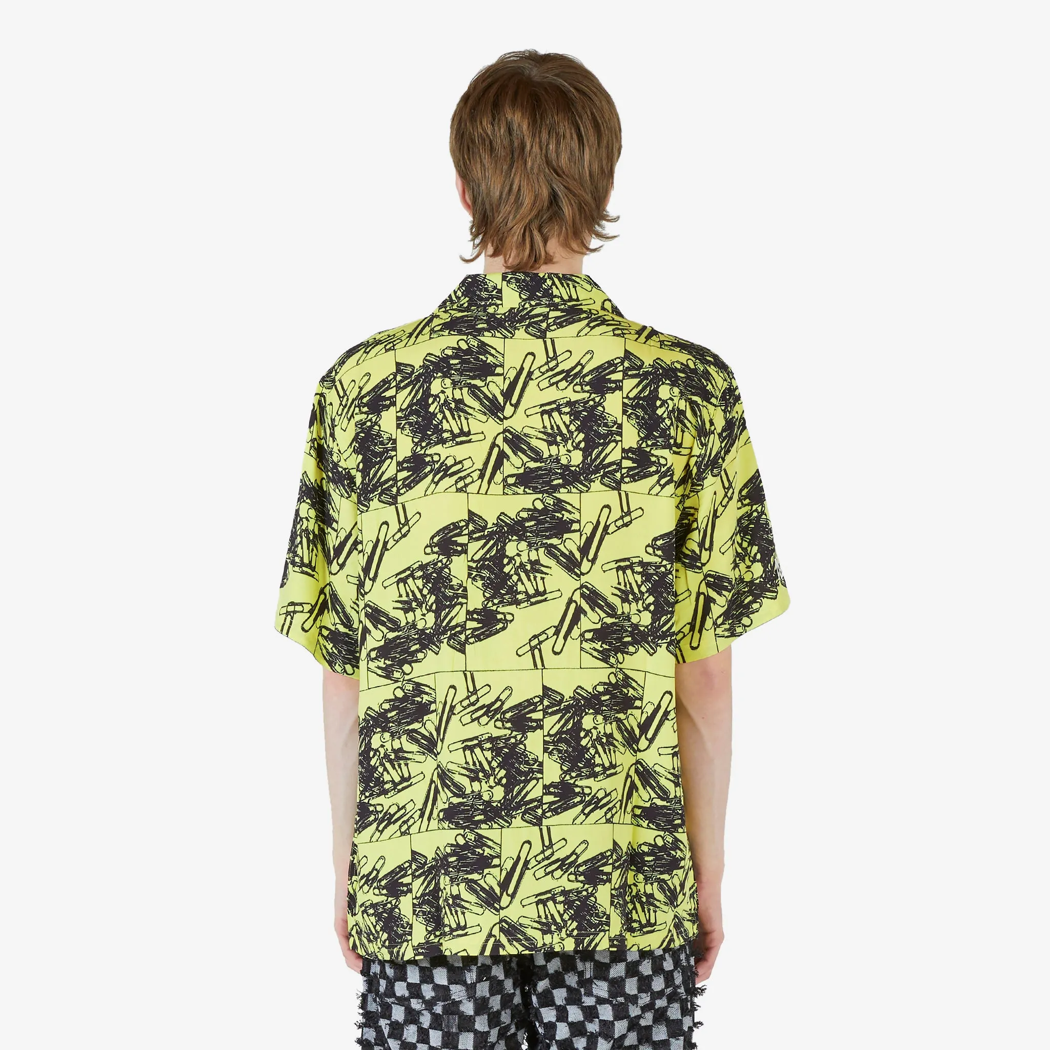 Clips Button Down Shirt Yellow