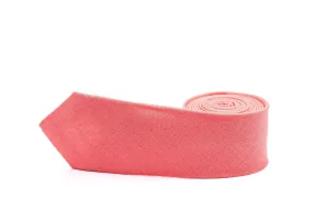 Coral Men's Necktie for Wedding - Sophisticated Elegance for Groom and Groomsmen