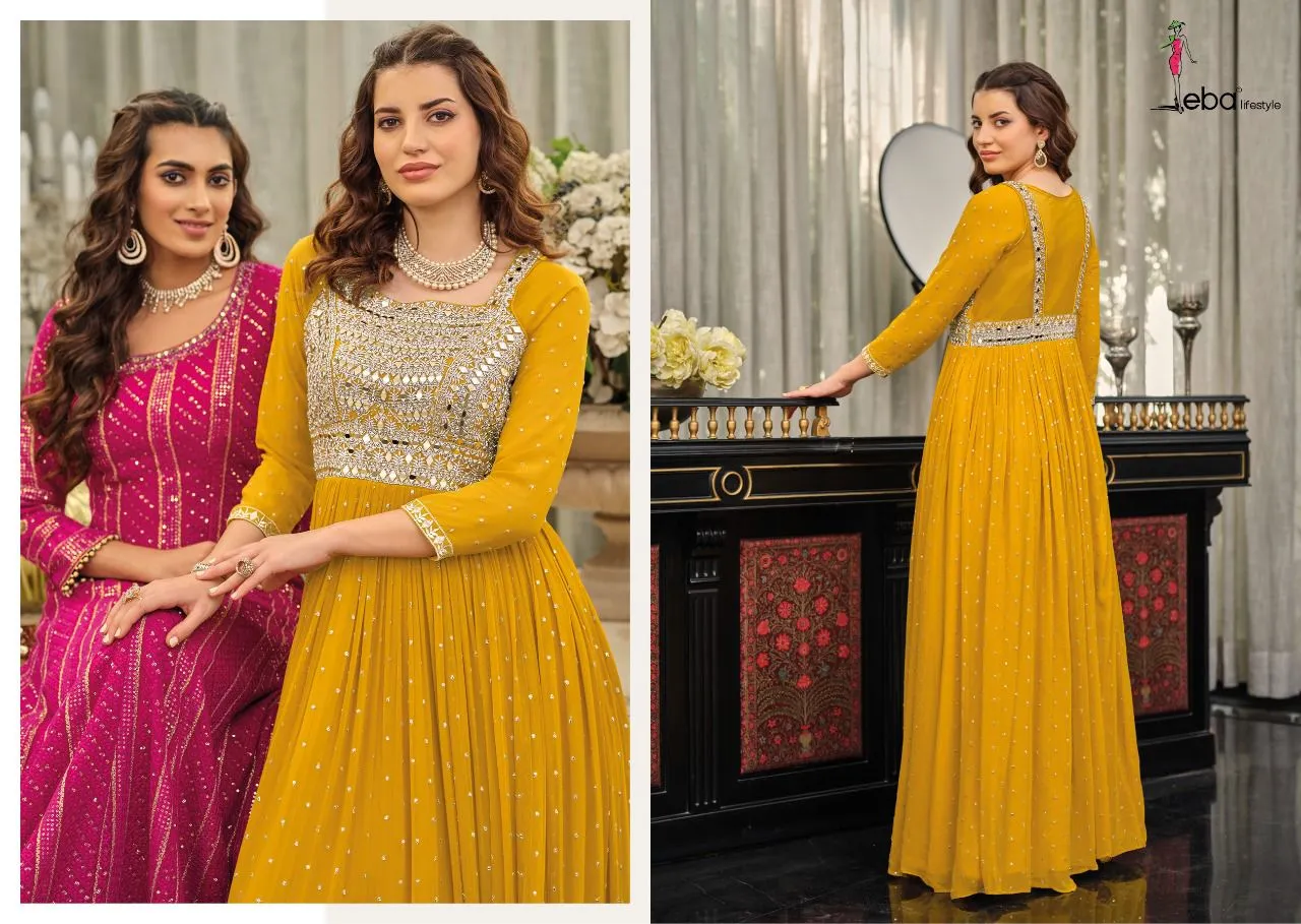 Eba Madhubala Georgette Designer Wear Salwar Kameez