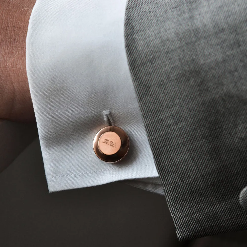 Edward copper cufflinks