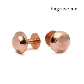 Edward copper cufflinks