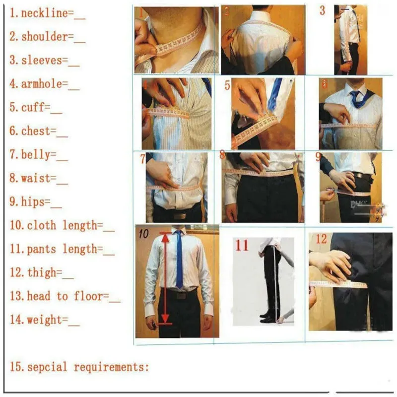 EM Men Stripe Italian Luxury Men'S Suits
