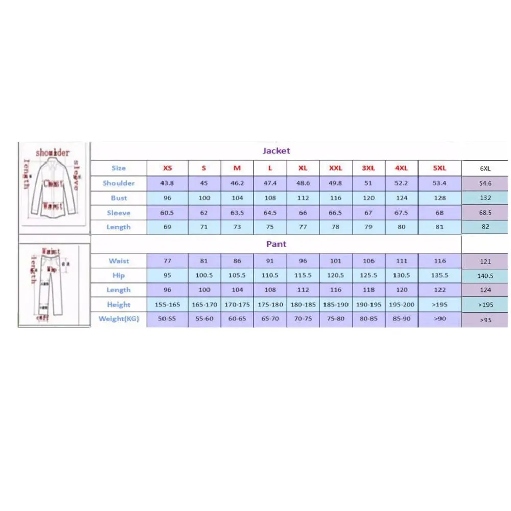 EM Men Stripe Italian Luxury Men'S Suits