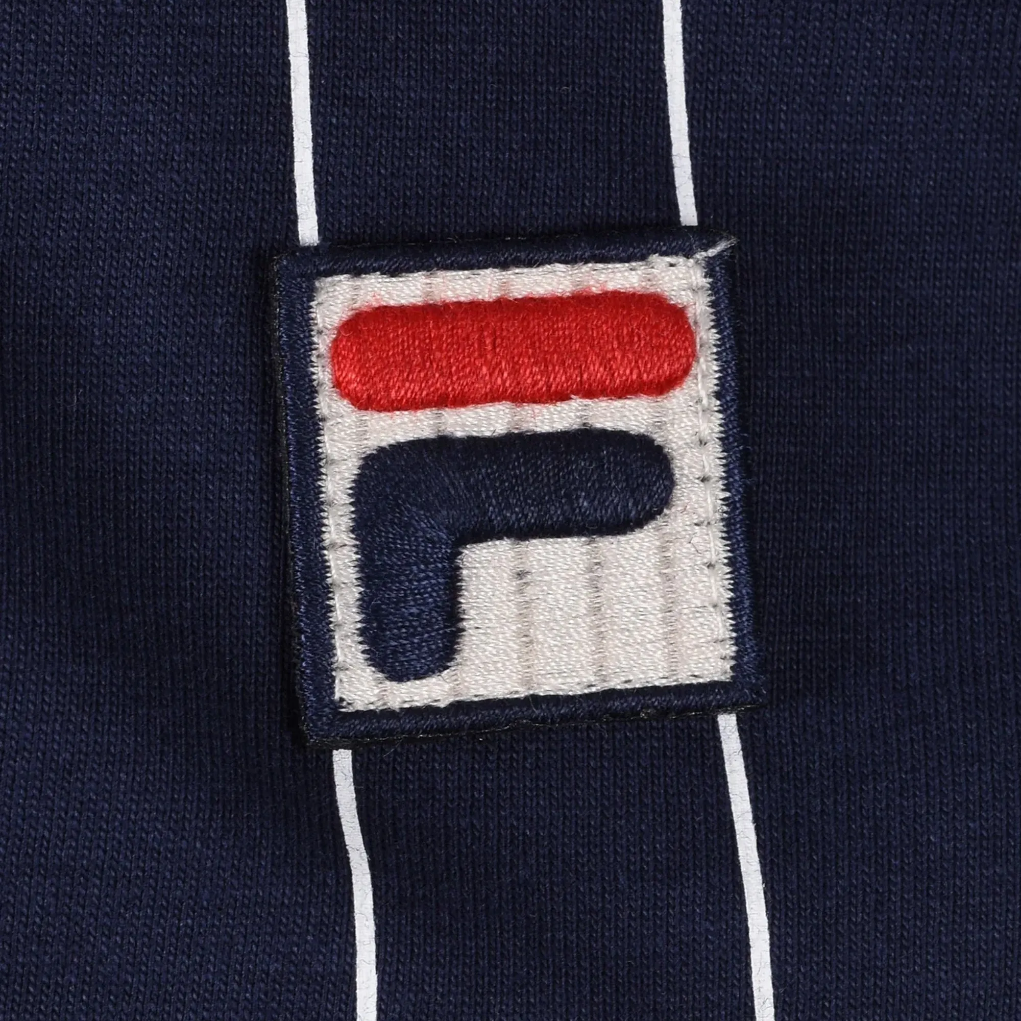 Fila BB1 Classic Striped Polo Shirt Fila Navy/Fila Red