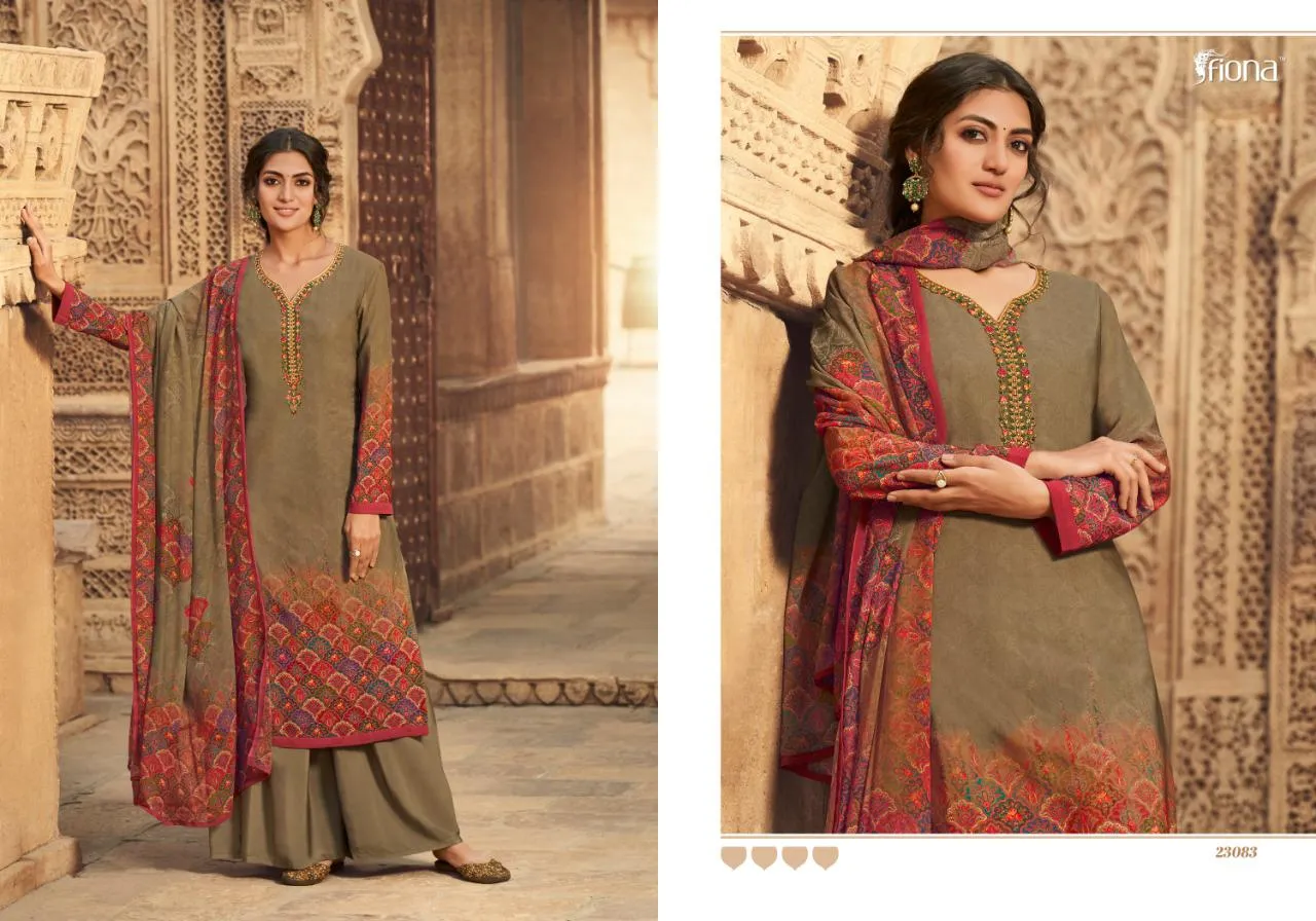 FIONA CREPINA DESIGNER FRENCH CRAPE FANCY SALWAR KAMEEZ
