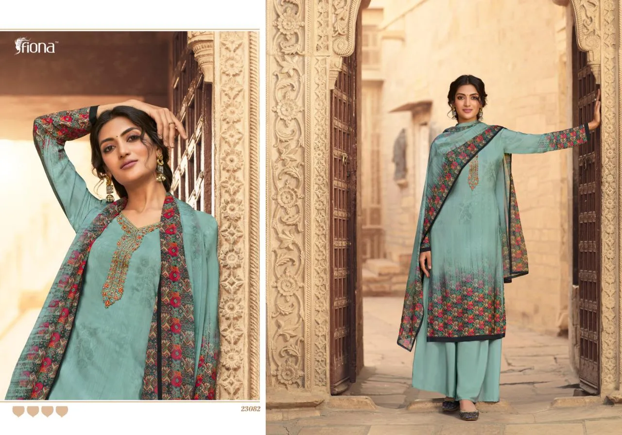 FIONA CREPINA DESIGNER FRENCH CRAPE FANCY SALWAR KAMEEZ