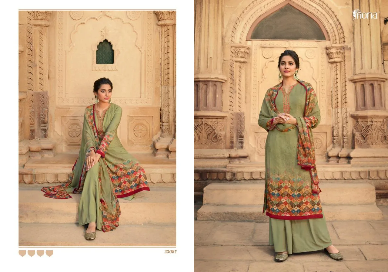 FIONA CREPINA DESIGNER FRENCH CRAPE FANCY SALWAR KAMEEZ