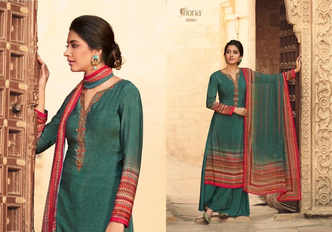 FIONA CREPINA DESIGNER FRENCH CRAPE FANCY SALWAR KAMEEZ
