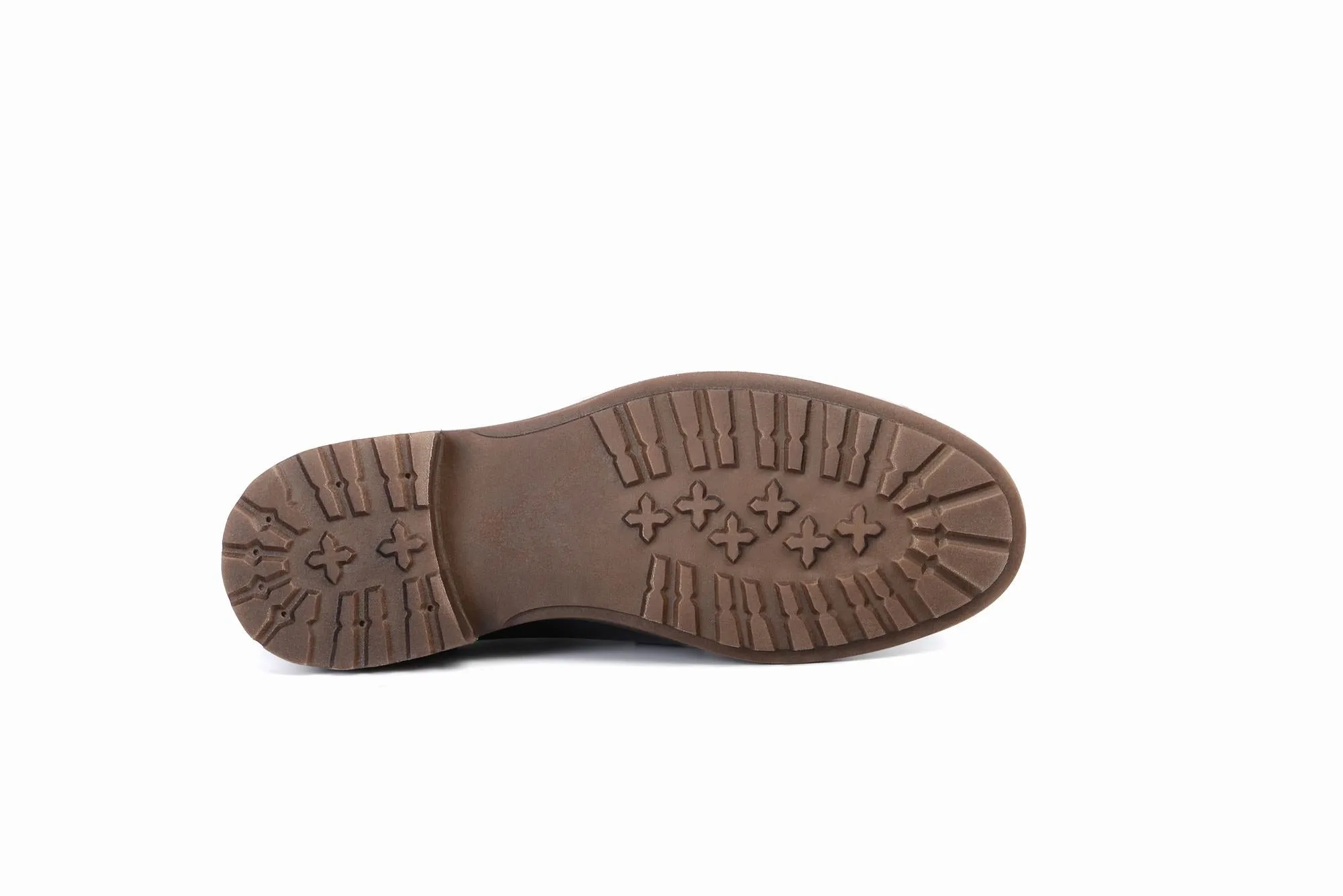FOOT FEDERATION DERBY CAP-TOE MENS SHOE BLACK
