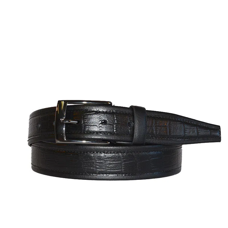 HARRIS - Mens Black Genuine Leather Belt