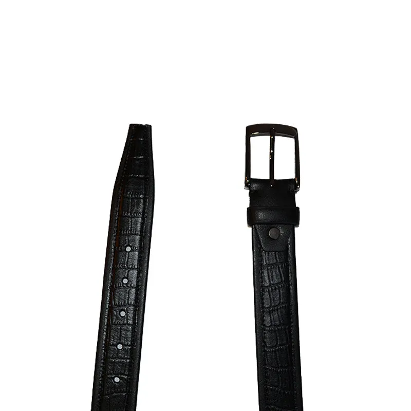 HARRIS - Mens Black Genuine Leather Belt