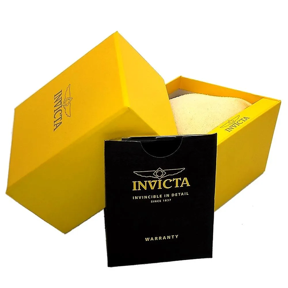 Invicta 13010 Men's I-Force Silver Dial Brown Leather Strap Two Tone Steel Watch