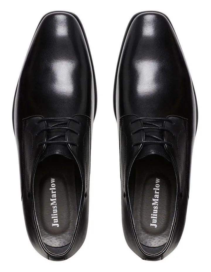 Julius Marlow Mens Keen Derby Work Leather Boots Shoes - Black