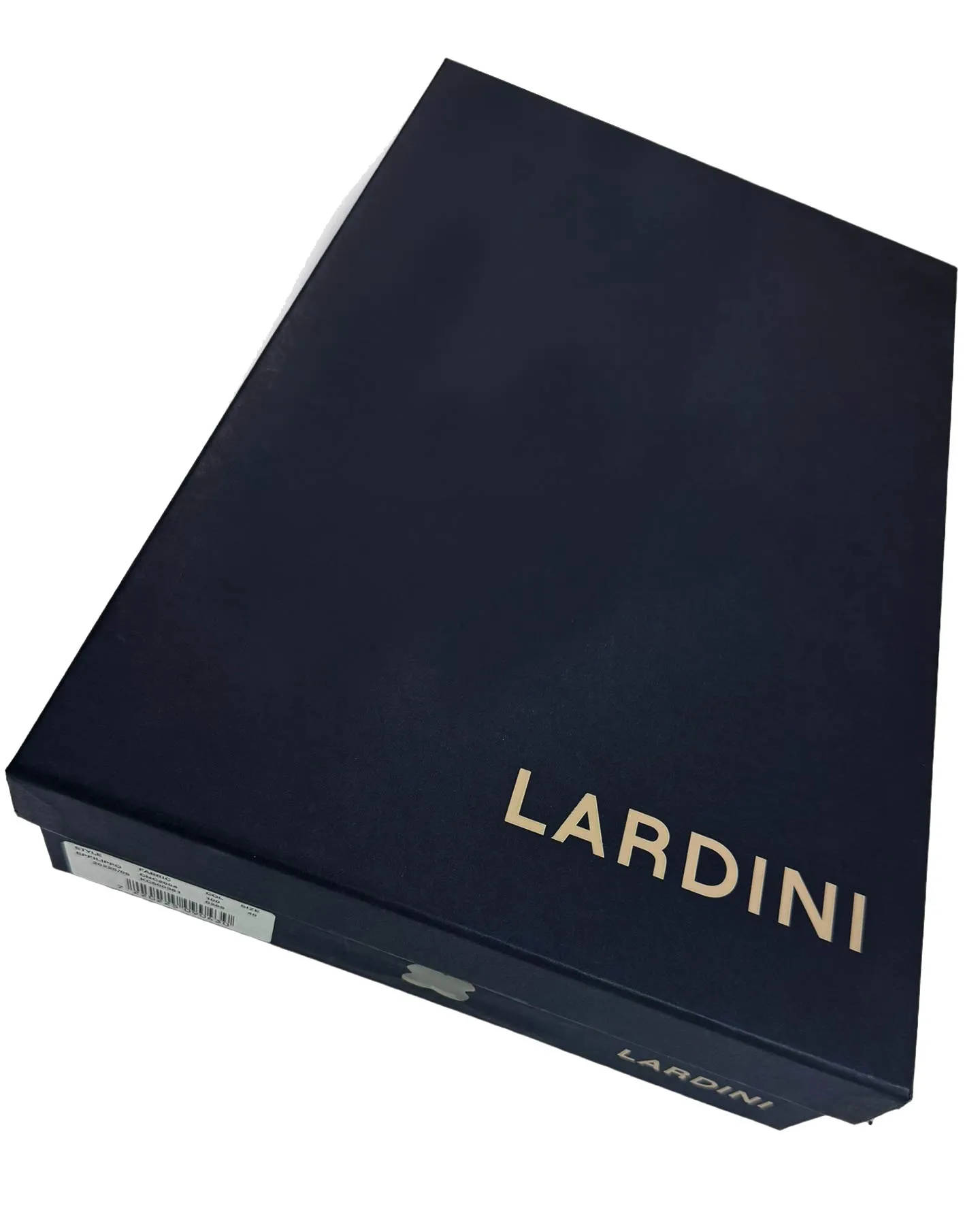 Lardini Dress Shirt White Brown Stripes Design Flax Wool Cotton 43 - 17 SALE