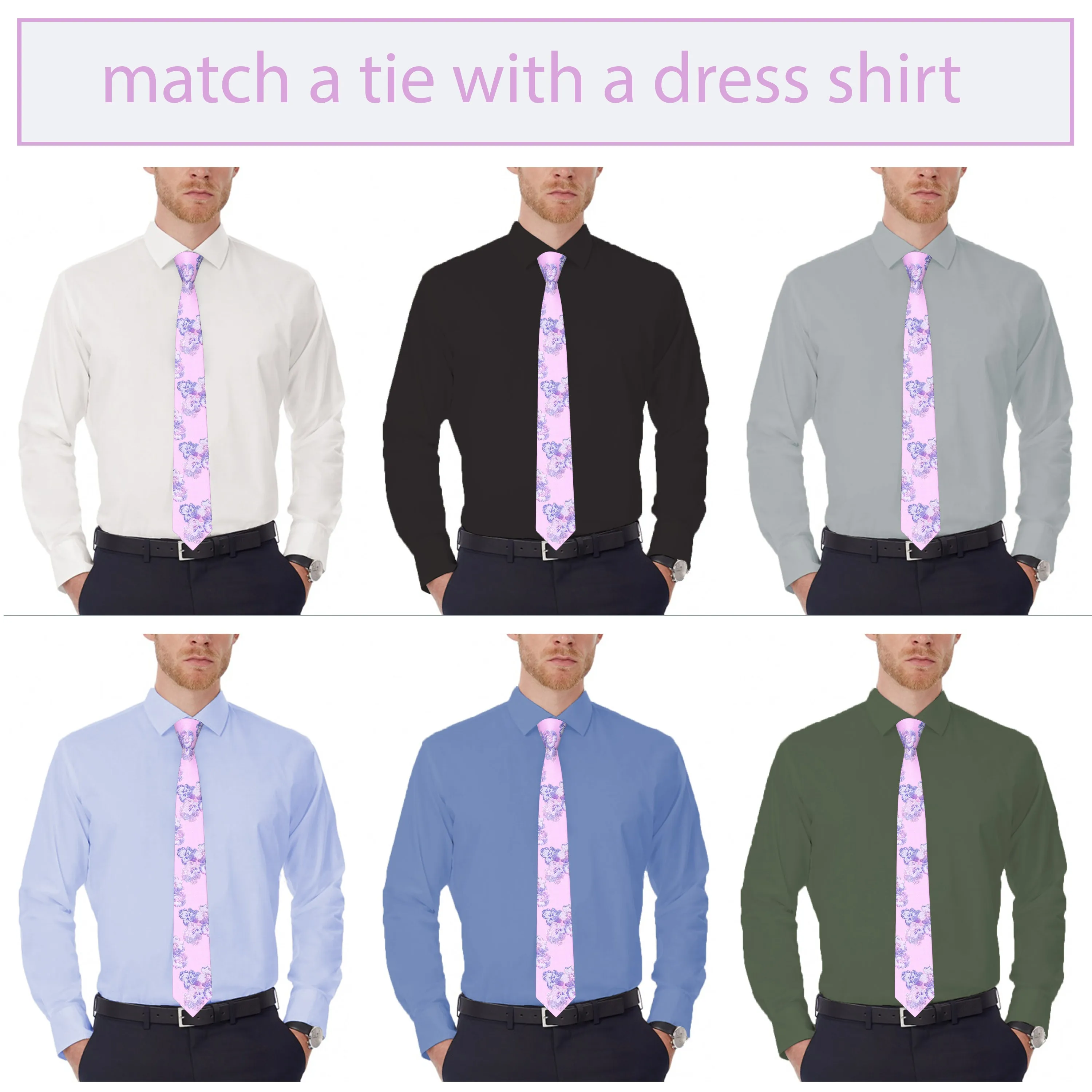 Lavender Men's Wedding Ties