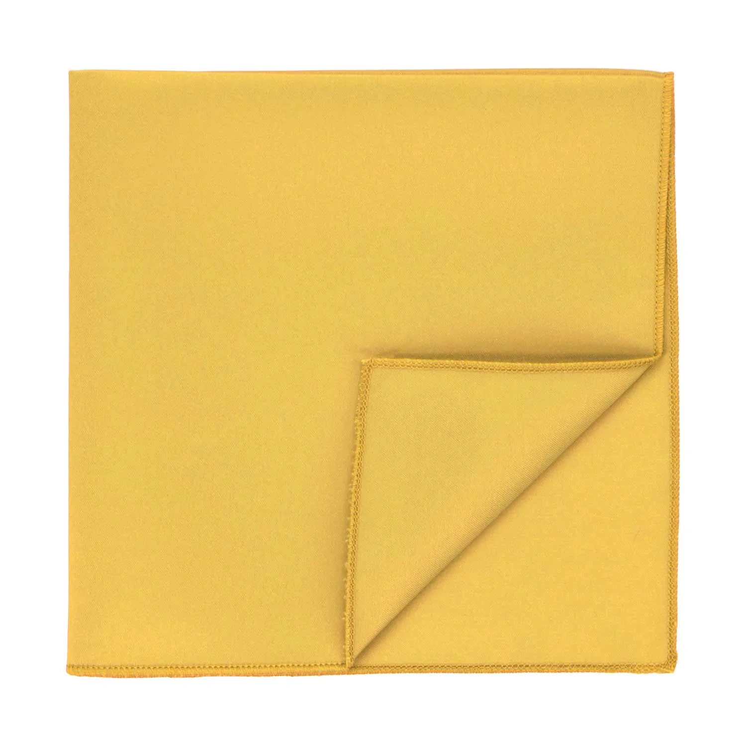 Lemon Yellow Solid Color Pocket Square