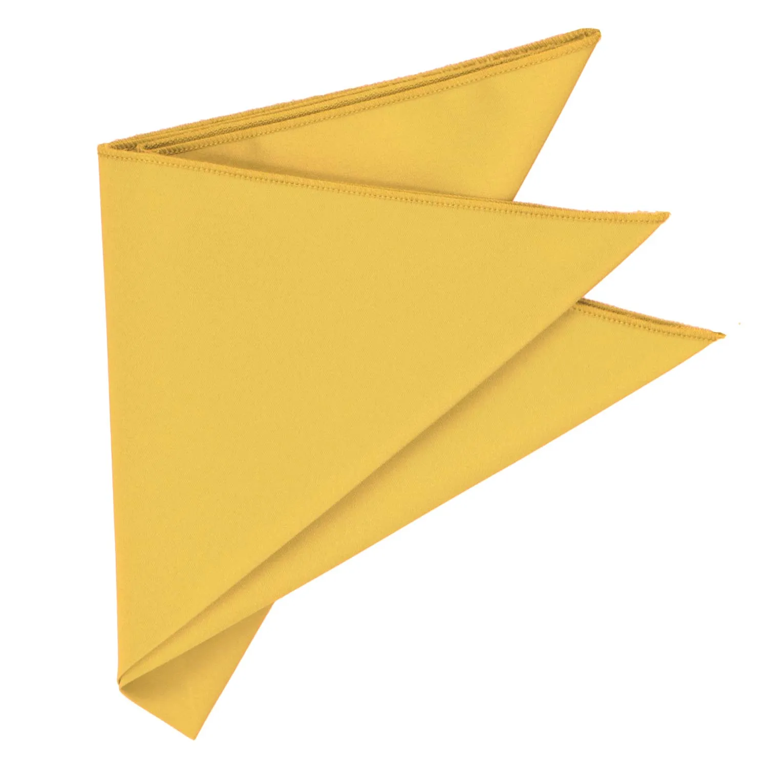 Lemon Yellow Solid Color Pocket Square