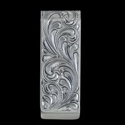 Longhorn Sterling Silver Money Clip