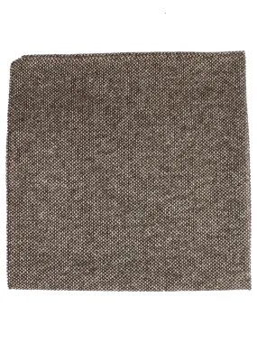 Luigi Borrelli Cashmere Pocket Square Brown Gray SALE