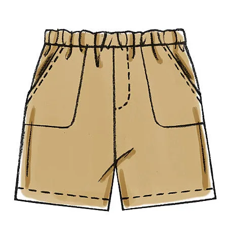 M6016 Infants' Shirts, Shorts And Pants (size: All Sizes In One Envelope)