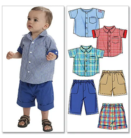 M6016 Infants' Shirts, Shorts And Pants (size: All Sizes In One Envelope)